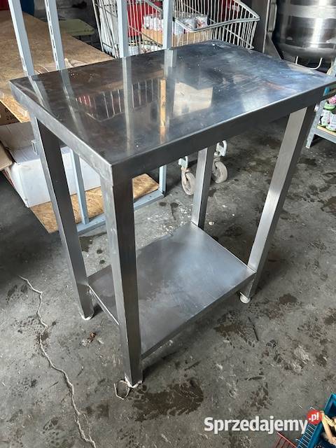 Stół roboczy ze stali nierdzewnej 60 x 40 dolnośląskie Głogówko sprzedam