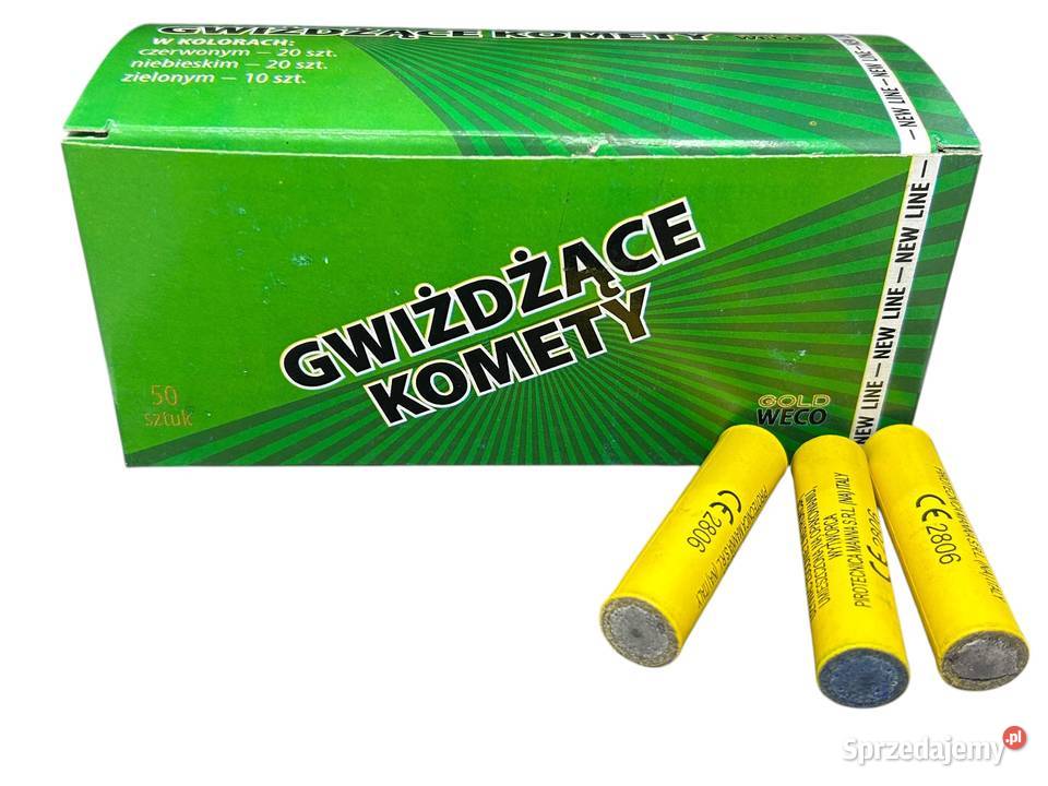 RACE PISTOLETOWE GWIŻDŻĄCE KOMETY KOLOROWE wielkopolskie Poznań