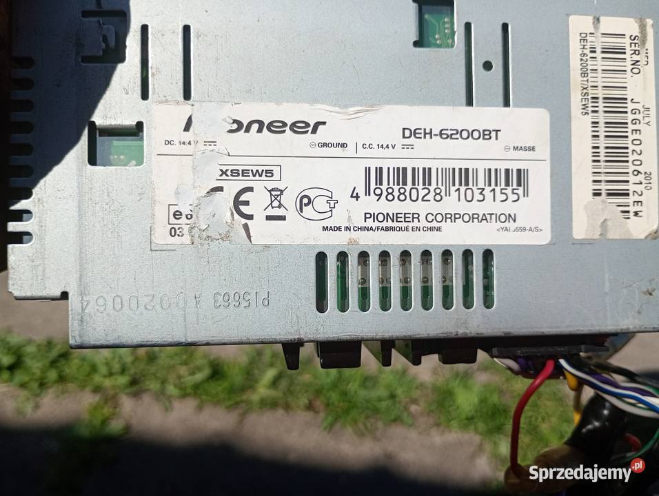 Radio samochodowe Pioneer deh6200bt CD USB AUX Piaseczno