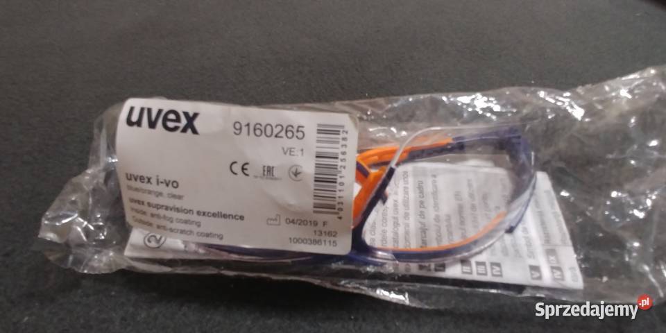 Okulary ochronne UVEX IVO 9160065 bezbarwne Poznań