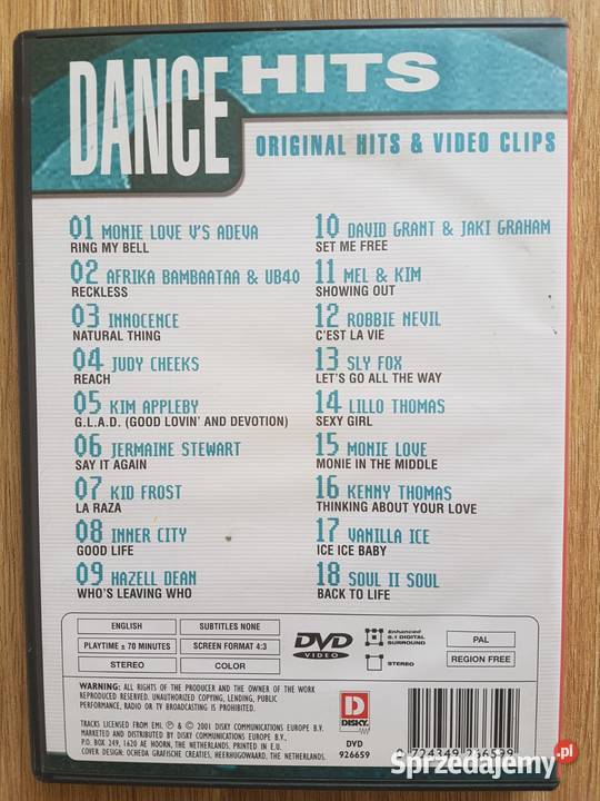 Dance Hits original hits video clips