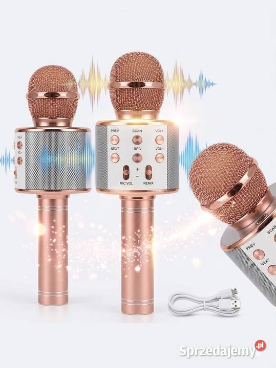 Mikrofon karaoke bezprzewodowy zabawka dziecka Łódź