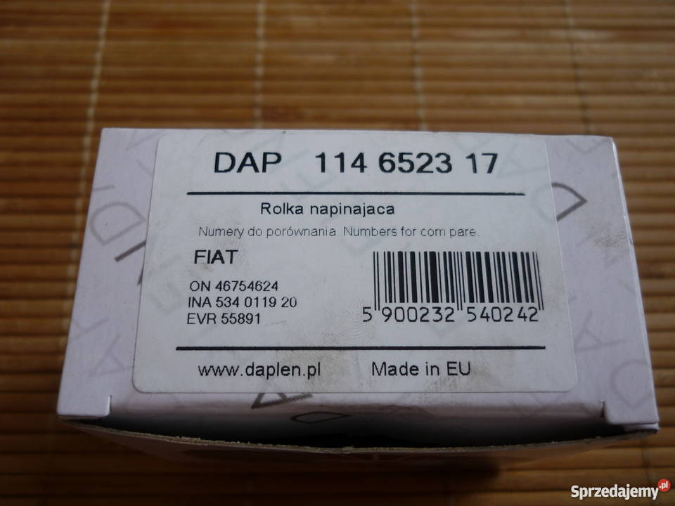 Rolka napinacza paska wielorowkowego Fiat Lancia osobowe Łódź