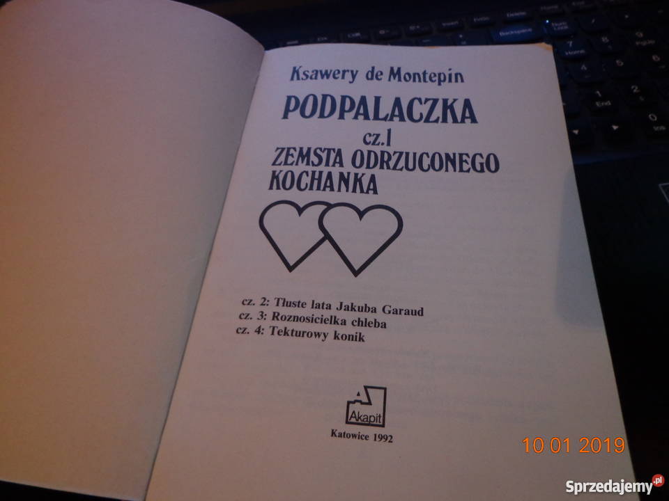 Książka Podpalaczka zemsta odrzuconego kochanka Łódź sprzedam