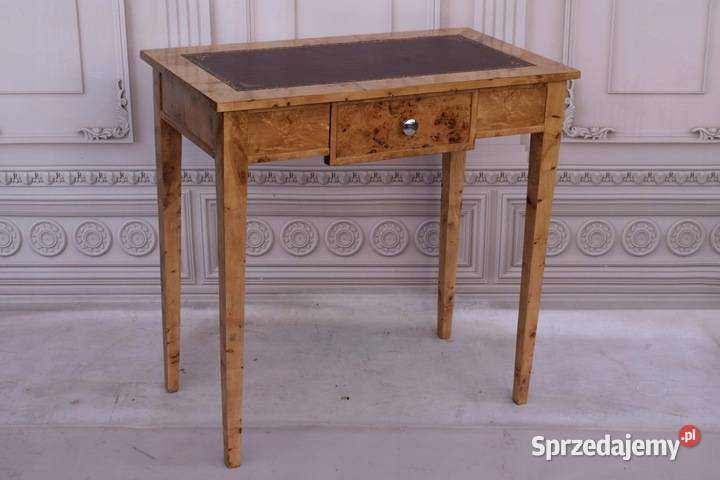 Stół Stolik Biurko Art Deco Blat Skóra Czeczot Kraków