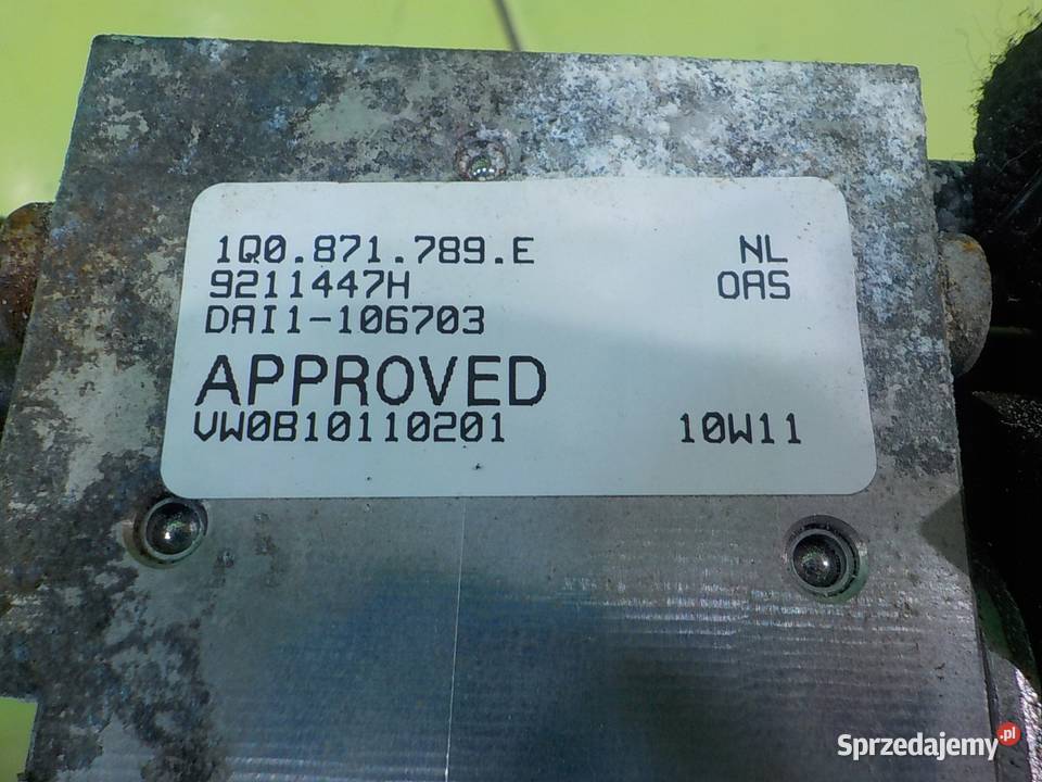 VW EOS 14 TSI 10r 2D pompa dachu 1Q0871789E