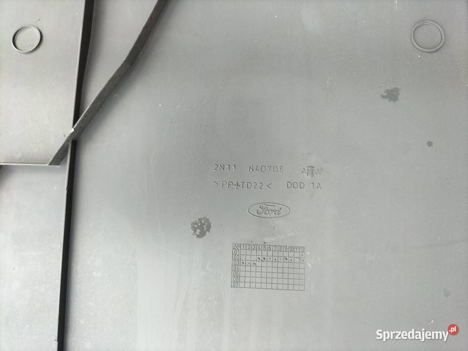 FORD FUSION 2N11N40706 OSŁONA TAPICERKA TYLNEJ Kamień-Kolonia