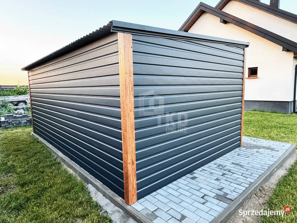 Schowek domek ogrodowy 5x3 m brama dwuskrzydłowa Płock