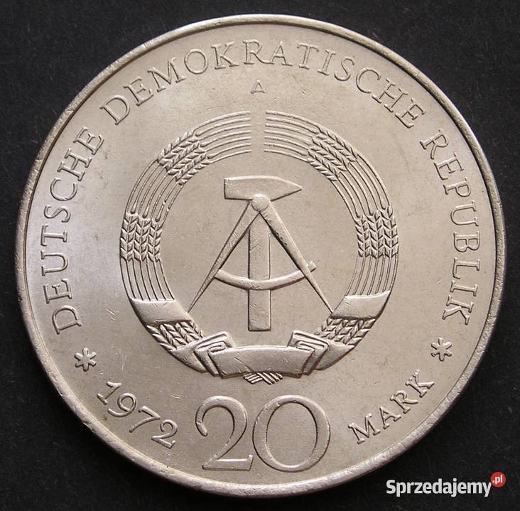 NIEMCY DDR NRD 20 MAREK 1972 SCHILLER