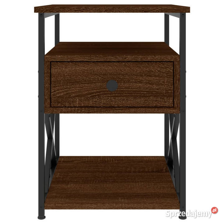 Szafka nocna brązowy dąb 40x42x55 materiał