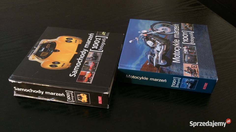 Zestaw książek Samochody marzeń Motocykle marzeń