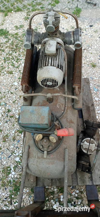 Kompresor 3tłokowy polski PRL 120l 380V 22KW łódzkie
