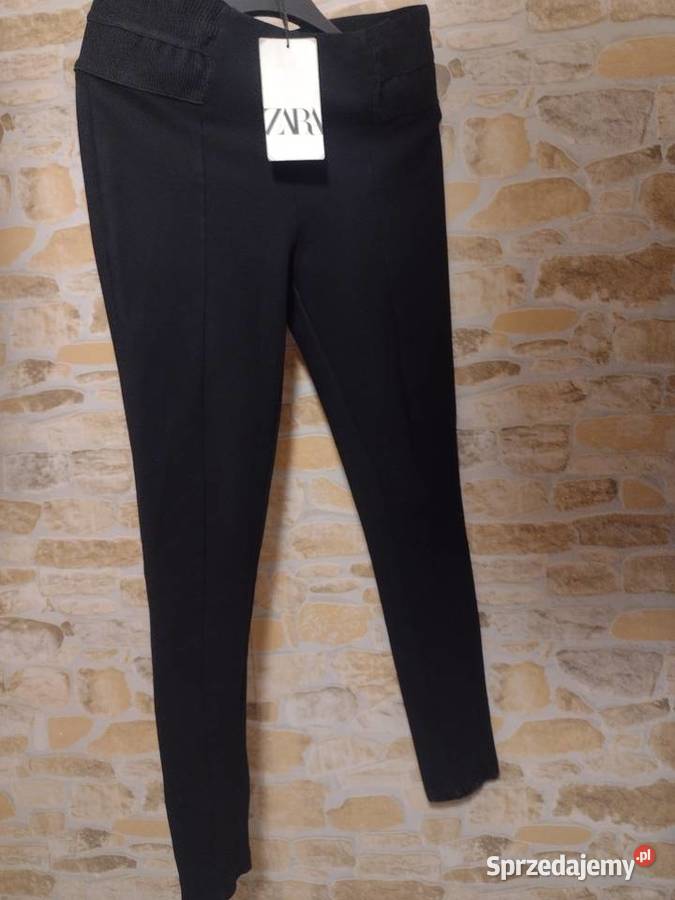 36S ZARA Zmysłowe legginsy modelujące spodnie Długie