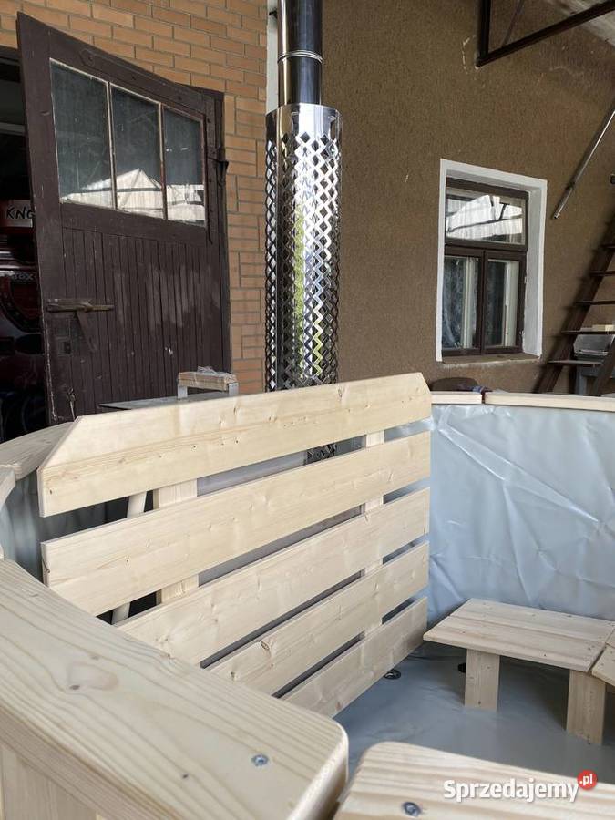 Balia Ruska Bania Drewniana 180 6 osob Piec Ełk