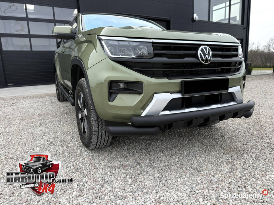 Progi orurowanie Boczne CZARNE 70mm VW Amarok Pasłęk