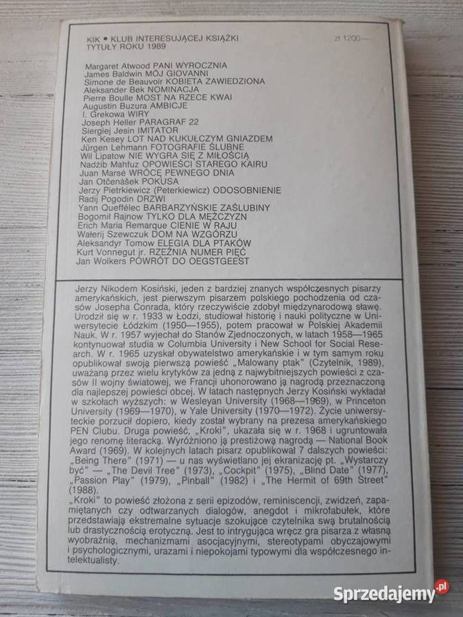 Kroki Jerzy Kosiński Henry Dasko KIK 1989 śląskie Bielsko-Biała