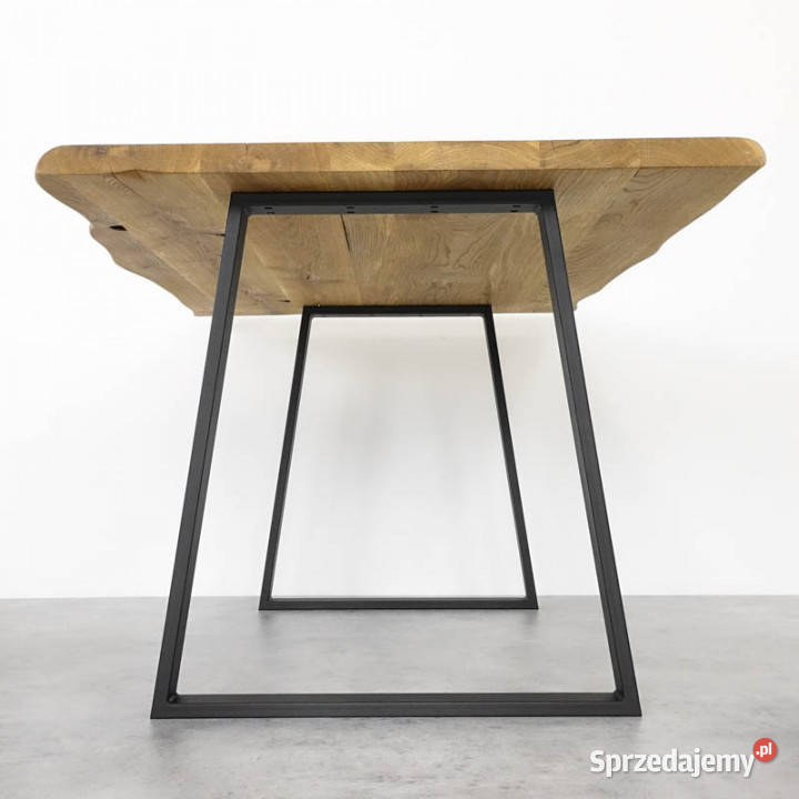 Noga do stołu metalowa TRAPEZ BASIC 65x71 CZARNA Chmielnik
