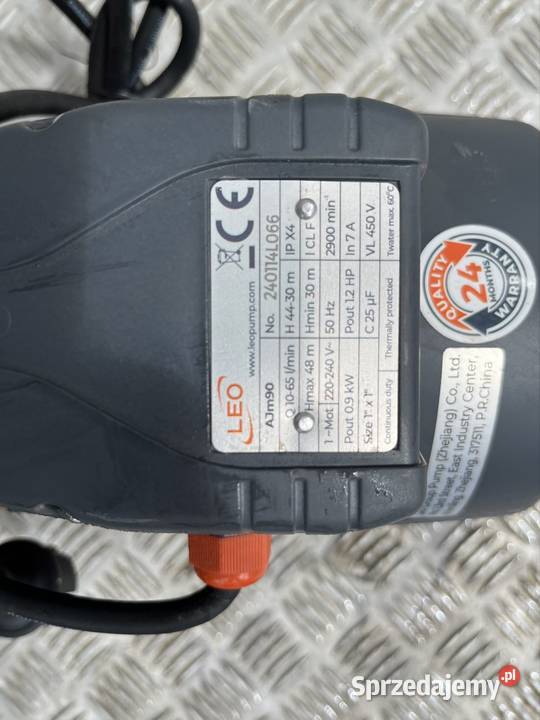 Samozasysająca Pompa Hydroforowa LEO AJm90 12 HP Chojnice