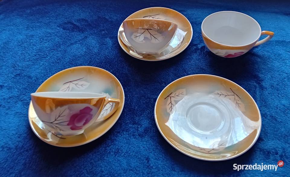 3 x filiżanka duoart deco Victoria wielkopolskie Koźminek