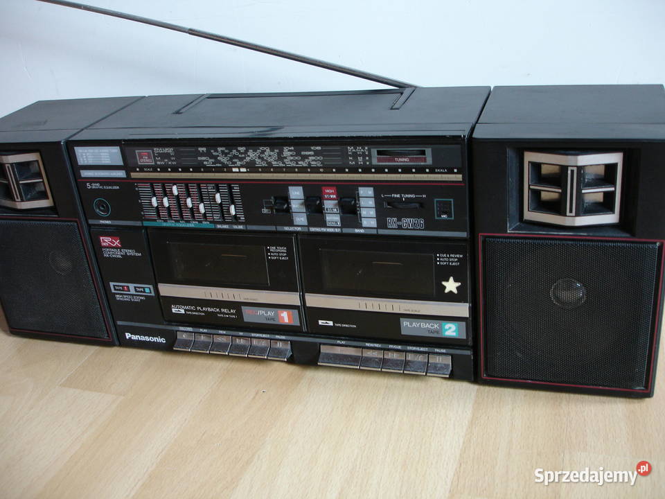 Radiomagnetofon PANASONIC RXCW26L lubuskie Zielona Góra