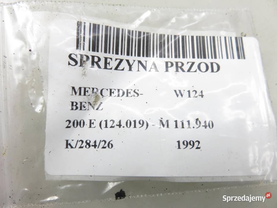 SPRĘŻYNA PRZÓD MERCEDESBENZ W124 200 E 124019 M