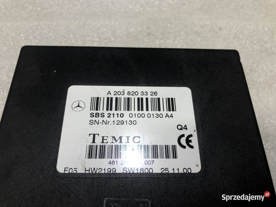 MODUŁ STEROWNIK GŁOSU MERCEDES W203 A2038203326 sprzedam