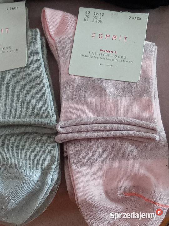 skarpetki ESPRIT delikatny ściągacz 3942 2 pary Kraków sprzedam