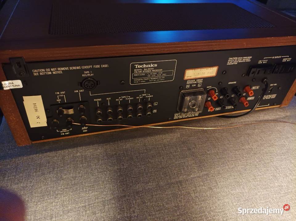 Technics SA 600 A 1979 wersja na USA warmińsko-mazurskie Węgorzewo sprzedam