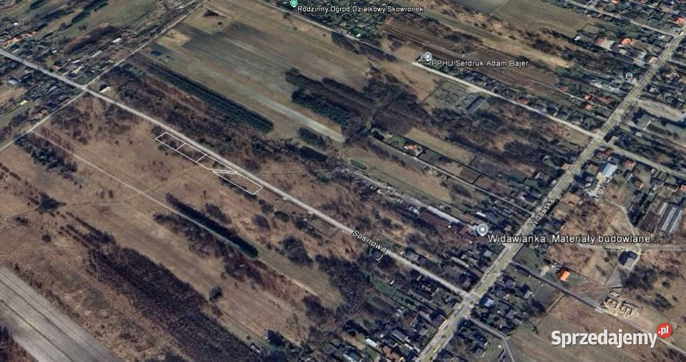 sprzedaży gruntu Zduńska Wola 960m2 łódzkie