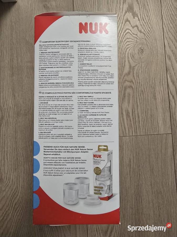 Laktator elektryczny NUK Dwufazowy Luna mazowieckie Maliszew