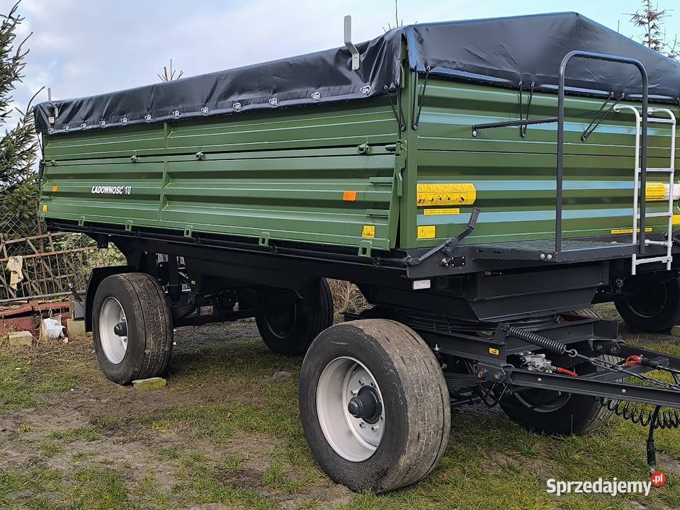 Przyczepa rolnicza BRANDYS DMC15500 dostępna FV nieuszkodzony Radzyń Podlaski