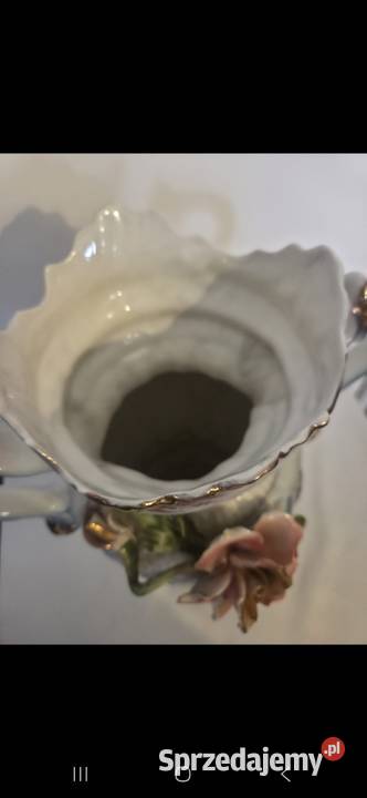 Wazonwaza amfora Capidimonte UNIKAT Wyposażenie wnętrz Zamość