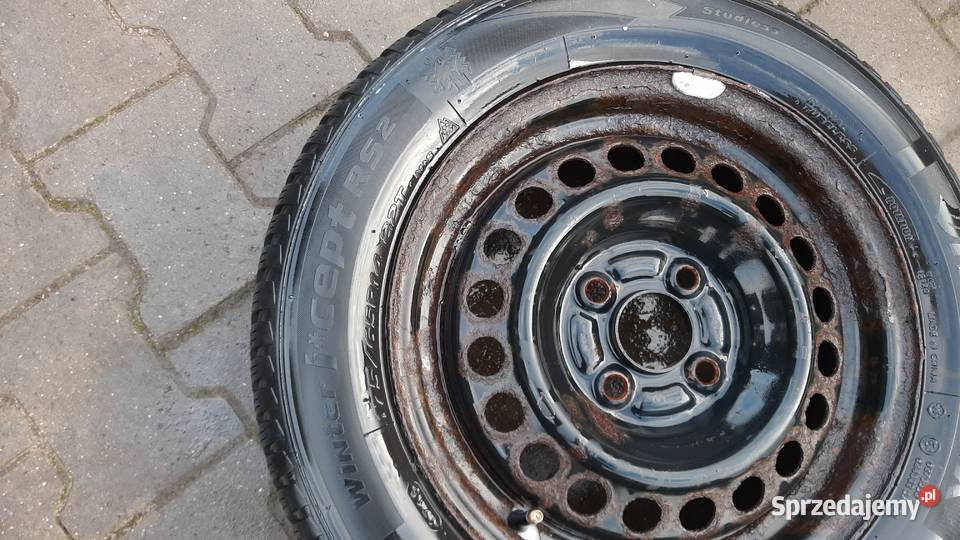 KOŁO OPONA ZIMOWA HANKOOK FELGA 17565 R14 2016 Koła i felgi wielkopolskie Nowy Tomyśl sprzedam