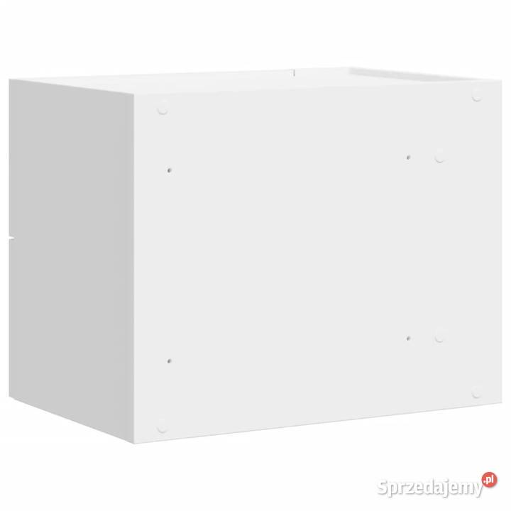 Wisząca szafka nocna biała 45x30x35 WM848325 Nocne Warszawa