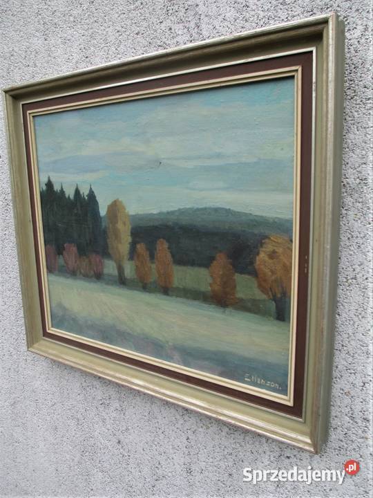 Obraz olejny E Hanson Lublin sprzedam