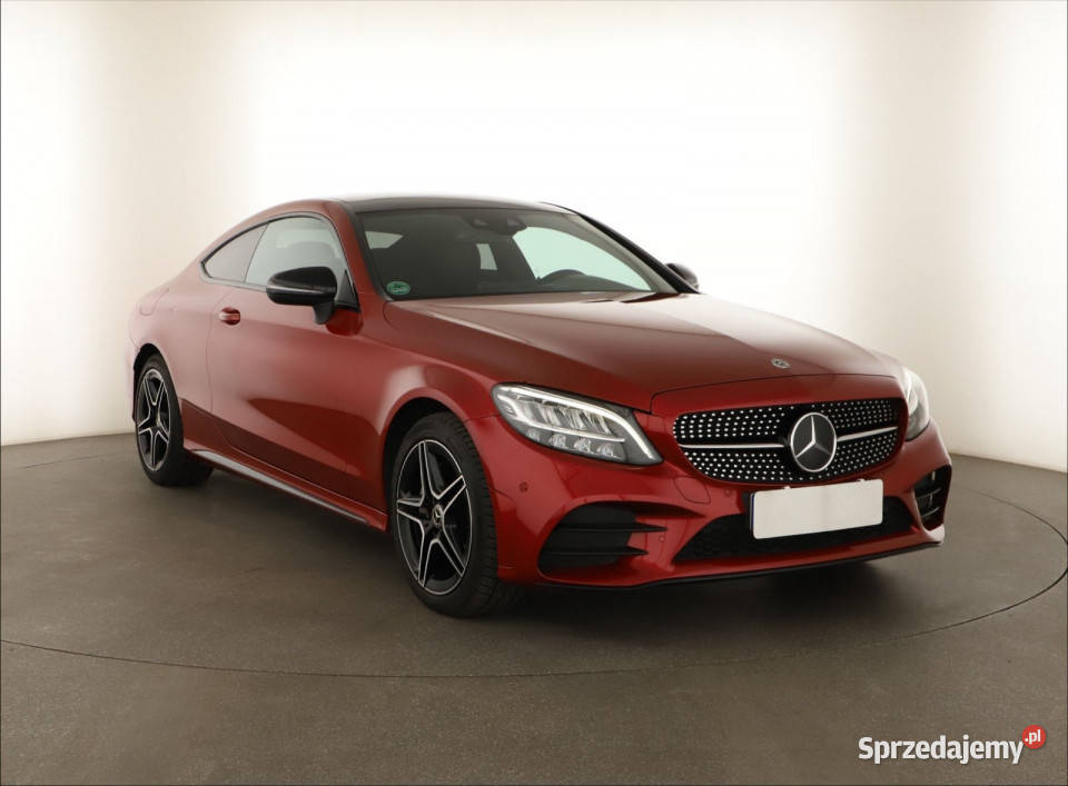Mercedes C C 220 d czerwony Klasa C mazowieckie Piaseczno