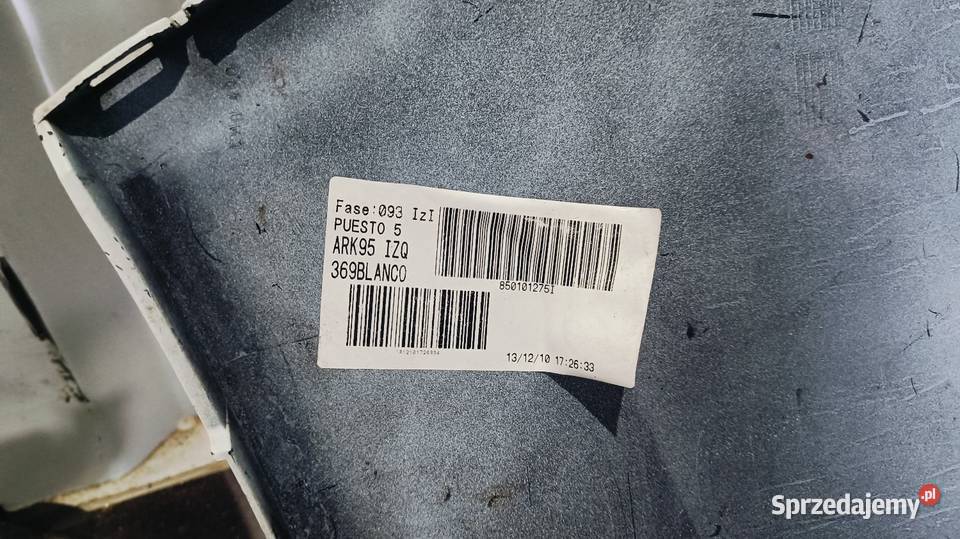Narożnik lewy zderzaka Megane 3 kombi OV369 Przemyśl