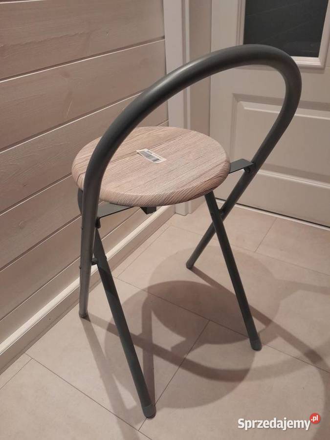 Okrągłe składane siedzisko krzesło stołek nowy Dąbrowa Górnicza