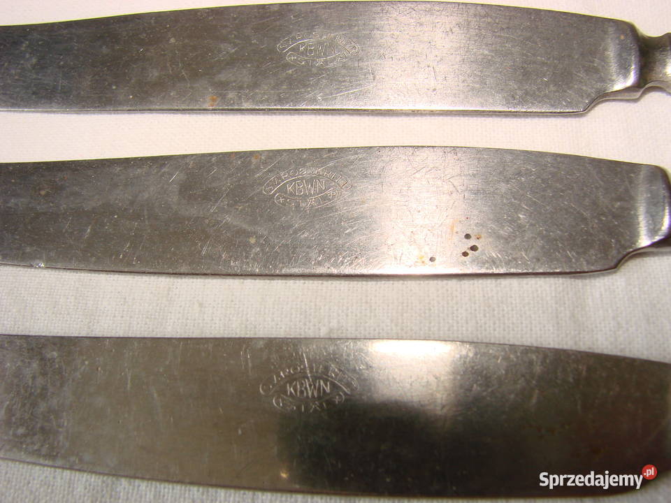 KBWN rostfritt stare noże stołowe Pruszcz Gdański