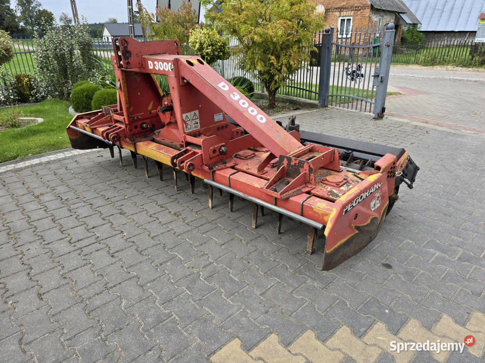 Brona wirnikowa aktywna PEGORARO D3000 3 m wał Baliki sprzedam