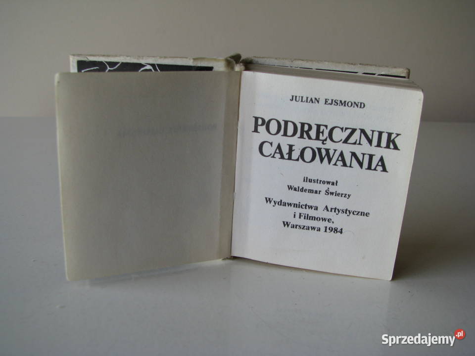 Podręcznik całowania Julian Ejsmond Brzegi sprzedam