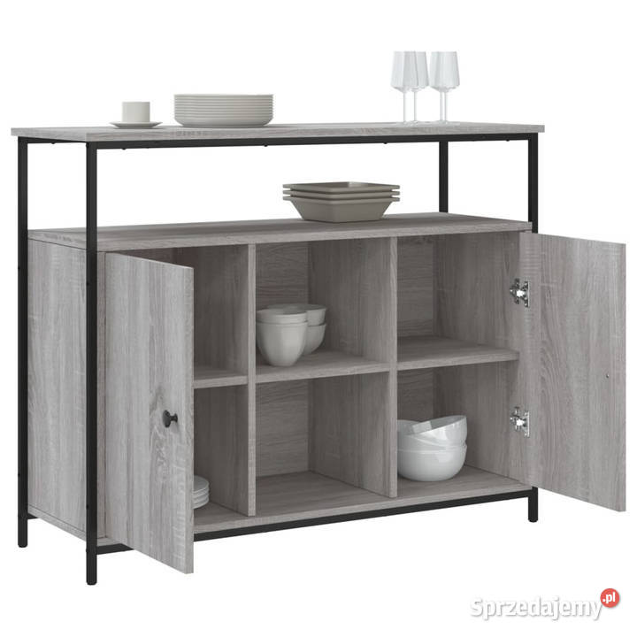Szafka szary dąb sonoma 100x35x80 materiał Warszawa