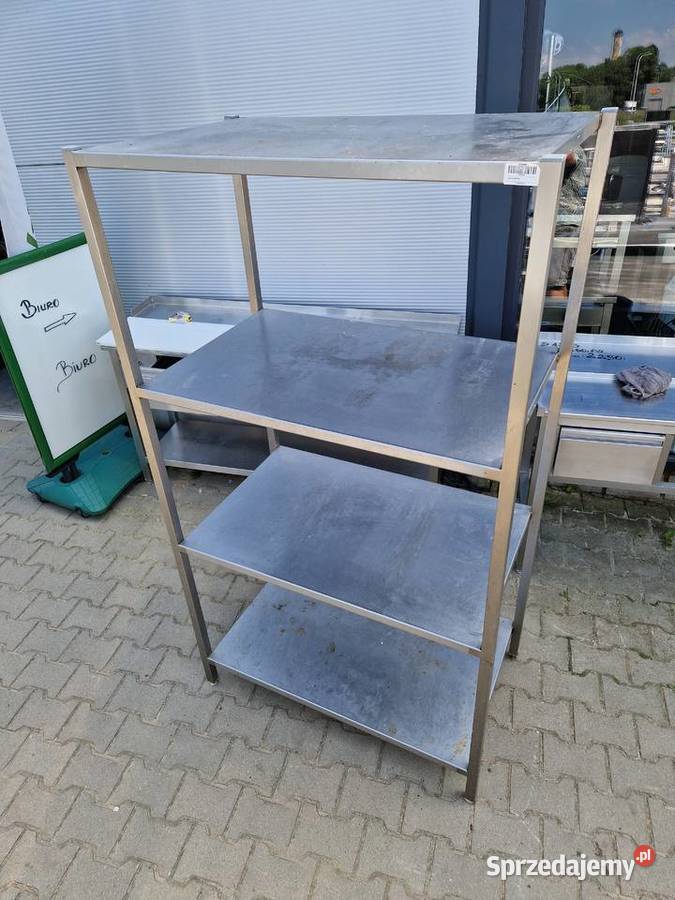 Regał Gastronomiczny Stal Nierdzewna 4 Półki Ostrów Wielkopolski