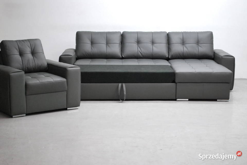 SKÓRA NATURALN NAROŻNIK Z fspania fotel 6492 Poznań