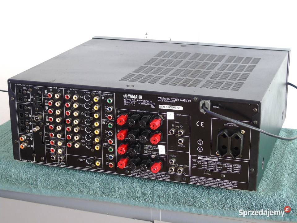 Amplituner Yamaha RXV800 RDS mocny 2x 140 wat Amplitunery Jasło