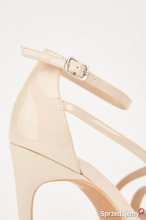 Nowe beżowe szpilki Lost Ink 40 nude sandały Szczecin sprzedam