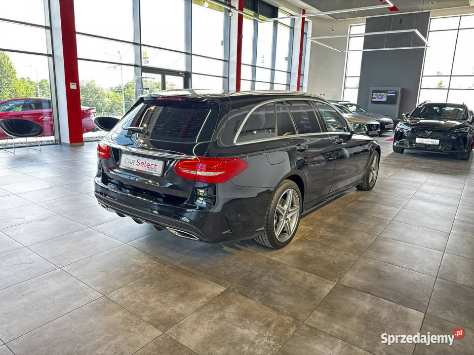 Mercedes C 200 T 20 184 automat 2018 r salon fa kurtyny powietrzne