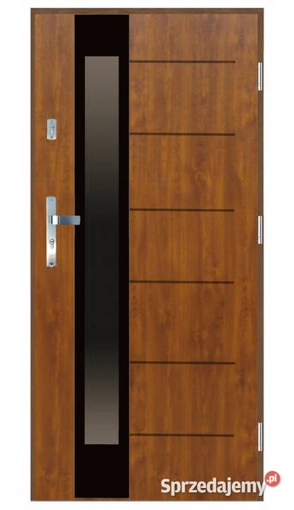 Drzwi wejściowe GADOT 72 mm SI03T BLACK 3 kolory mazowieckie Ciemniewo