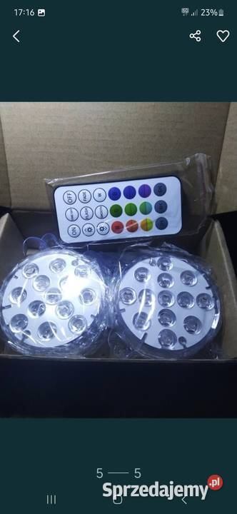 Lampki led do akwarium basenu Pozostałe Łódź