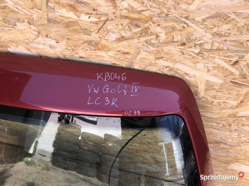 VW VOLKSWAGEN IV 4 HB LC3K KLAPA BAGAŻNIKA TYŁ Słowikowo